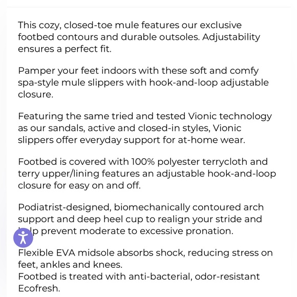 Vionic Gemma Slipper Mule Black Fleece faux  Fur black womens , size 10 - Picture 3 of 10